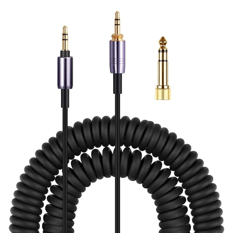 Пружинный Спиральный шнур, кабель для наушников для телефона XM2 XM4/WH-1000XM3/MDR-XB950BT, Прямая поставка