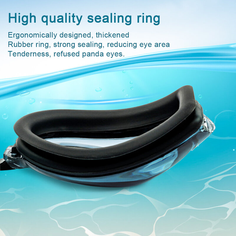 Очки для плавания для мужчин и женщин, профессиональные незапотевающие плавательные очки для близорукости, с силиконовыми диоптриями, для спорта