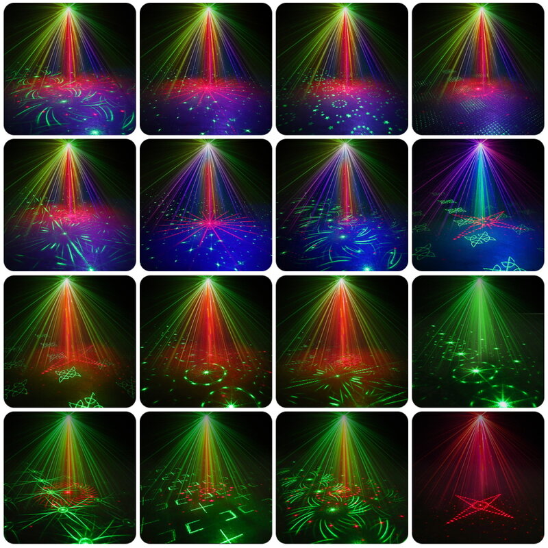 Lampe de projection laser RVB à 60 motifs, 5V, aste par USB, éclairage de scène, spectacle, maison, fête, KTV, DJ, piste de danse