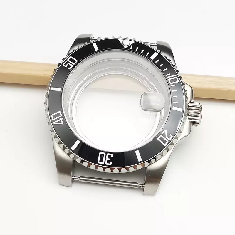 Мужские часы 40 мм, зеркальные часы из нержавеющей стали с сапфировым стеклом для часов SUB GMT, яхта NH35/ NH36, движение, прозрачные детали для заднего вида