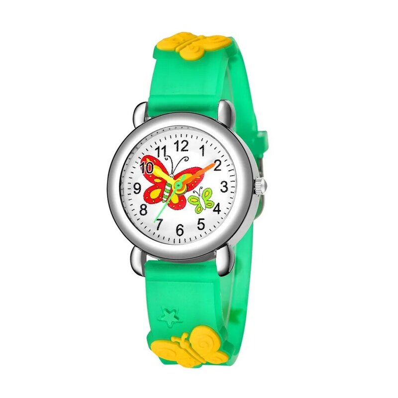 소녀용 스포츠 디지털 시계, 귀여운 만화 패턴 시계, 어린이 소년 쿼츠 아날로그 손목 시계 선물, Zegarek Damski