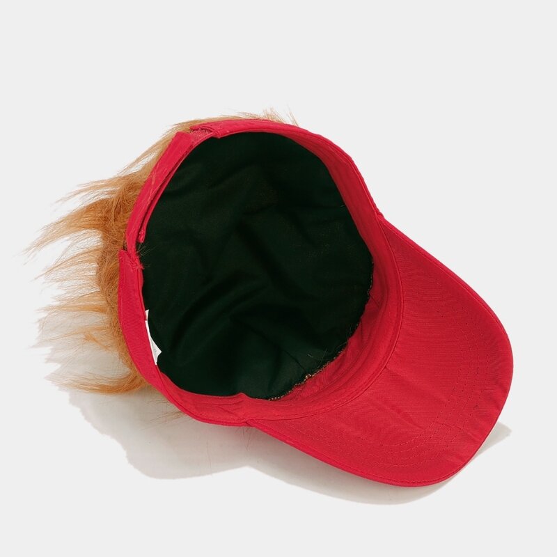 クリエイティブドナルド野球帽合成繊維毛米国選挙野球帽子ファッションバイザーサンハット大人 2024 M6CD