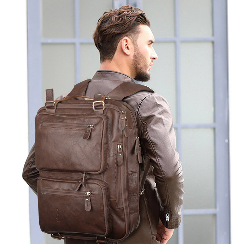 Bolsa masculina de couro genuíno maleta para computador portátil 14 mensageiro bolsa de negócios carteira para documento designer sacos