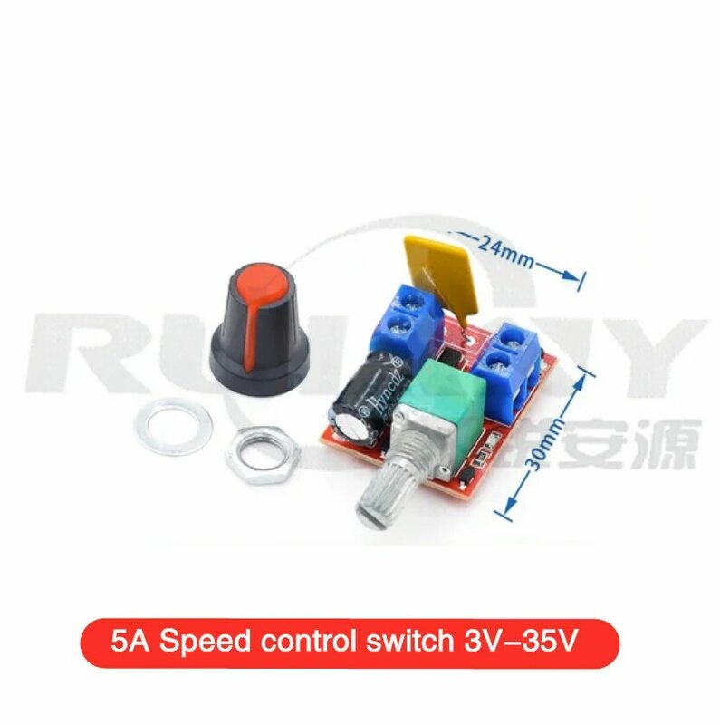 PWM DC motor governor 2A 3A 5A 10A speed regulation switch switch function 1803BK 1203BK