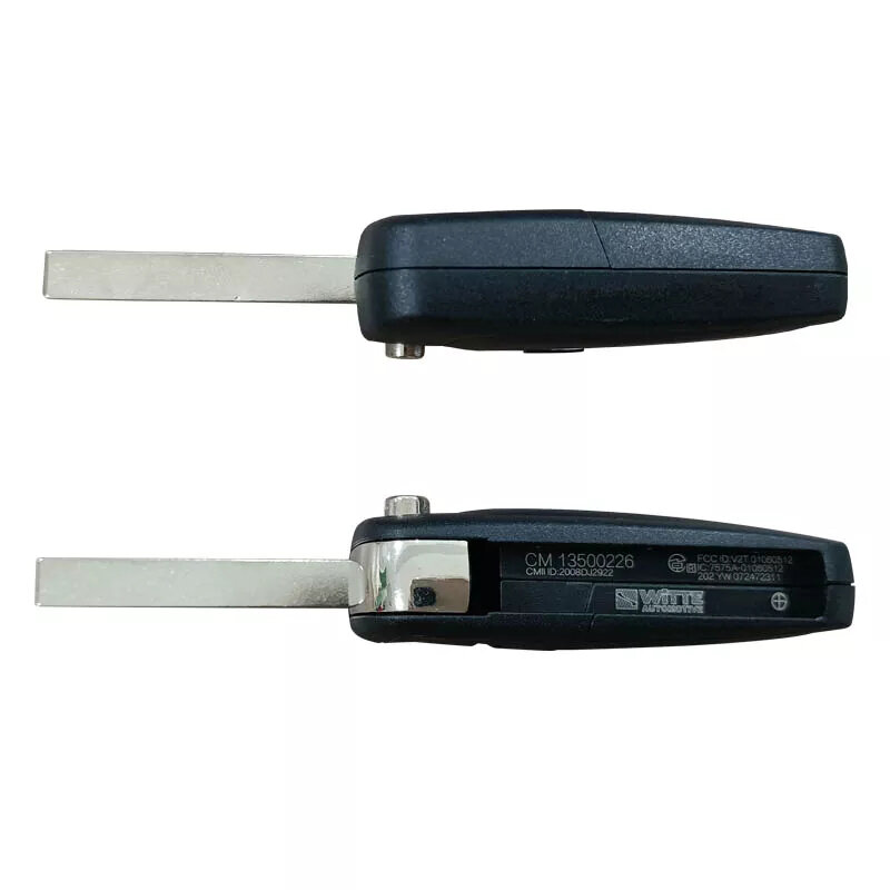 CN014005 chiave remota a 2 pulsanti Aftermarket per Chevrolet Aveo Cruze Orlando Flip Key lama non tagliata con Chip ID46 433MHz