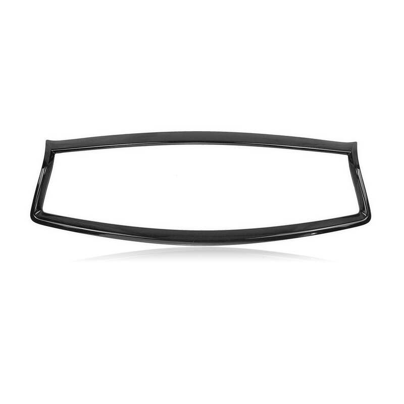 Передняя накладка на решетку радиатора для Infiniti Q50 Q50S 2014-2017, блестящая черная, дополнительная накладка на бампер, фоторамка, ободок, полоса
