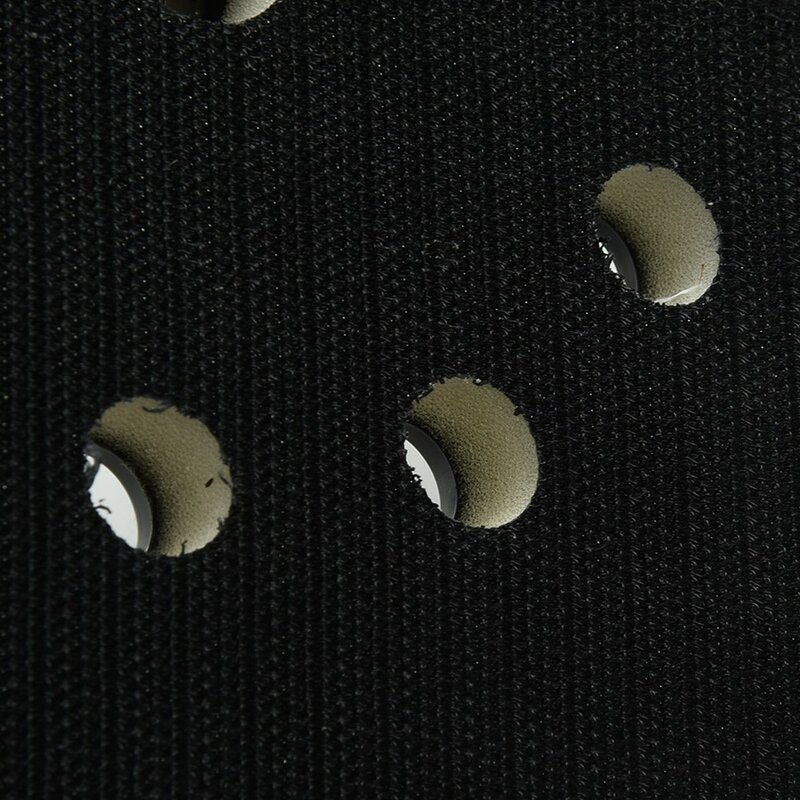 無塵砂用の黒いバックアップパッド,電動工具アクセサリー,ケーブルサンド9 ", 215mm, 10穴,6mm