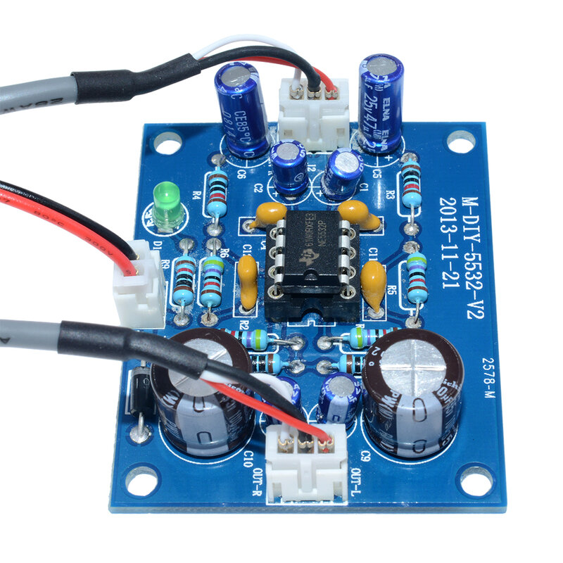 NE5532 Amplifier Board OP-AMP HIFI Preamplifier Signal Bluetooth Amplifier Preamplifier Board En stock