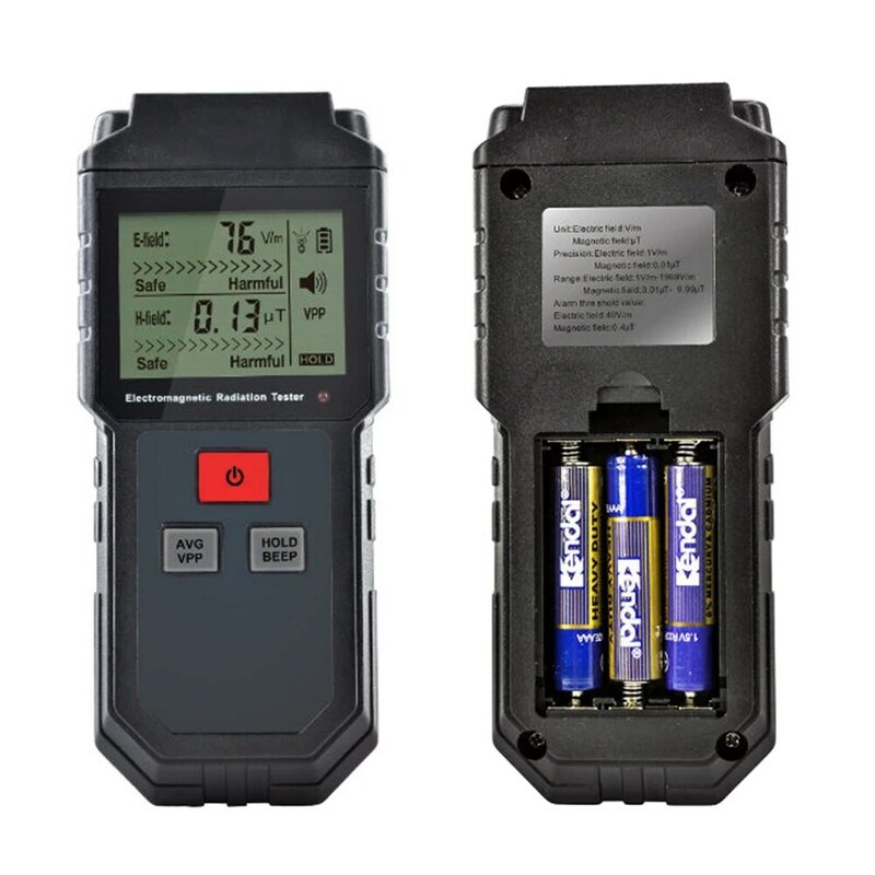 Electromagnetic Field Radiation Detector Tester Emf Meter Rechargeable Handheld Portable Counter Emission Dosimeter Computer