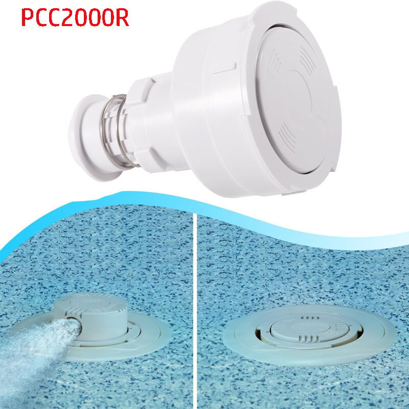 Cleaning Head Replacement for PCC2000R Standard in-Floor Cleaning System Rotating Nozzel, White