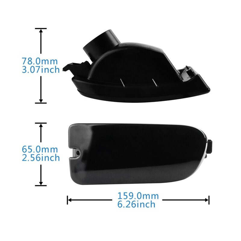 Smoked Lens LED Side Turn Signal Light Replacement Accessories For Subaru Impreza 1999 2000 2001 84441FA170, 84441FA160