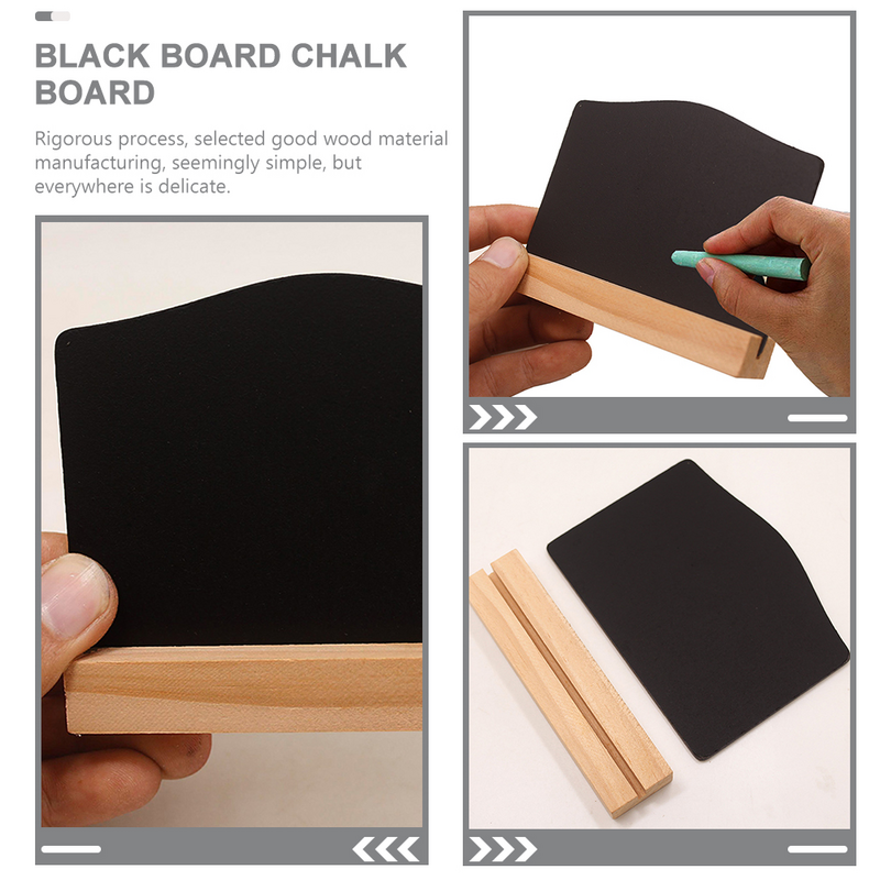 Erasable Desktop Chalk Board Mini Double-Sided Blackboards Desktop Chalk Board Rustic Chalk Sign Desktop Chalk Board Sign