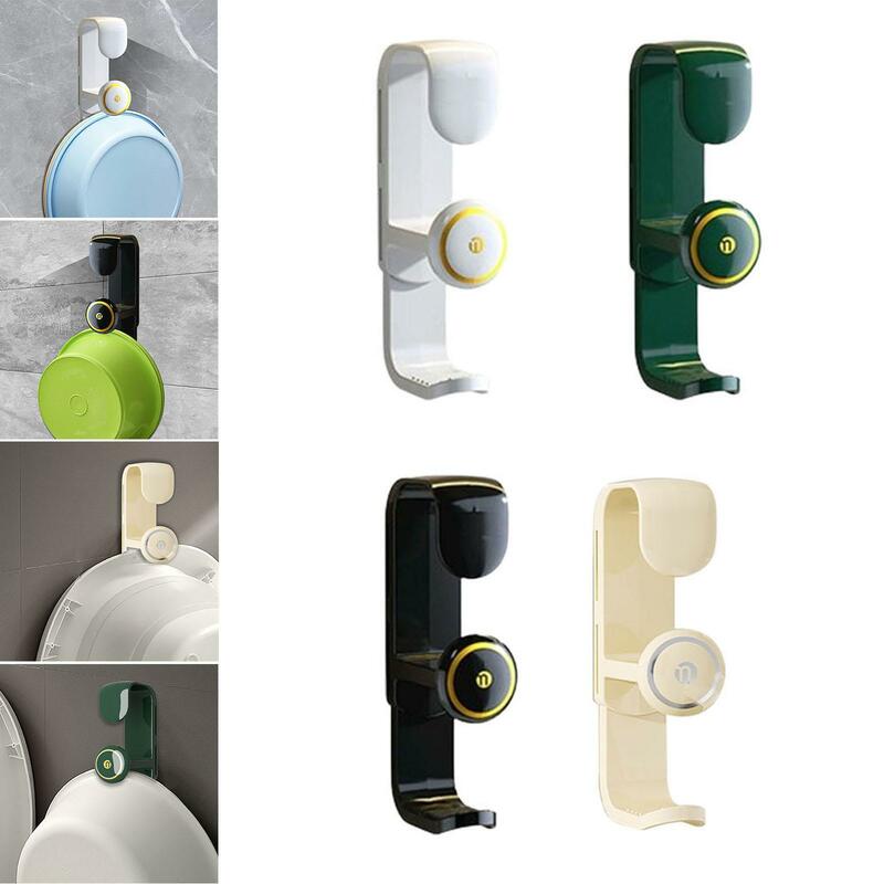Wastafel kait dapat diskalakan diri pemegang lengket gantungan hemat tempat serbaguna penyimpanan wastafel kait untuk kamar mandi sikat Toilet balkon
