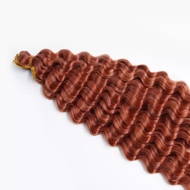 Ariel-Onda de Água Torção Crochet Cabelo, Trança Sintética, Ombre, Loira, Rosa, Onda Profunda Trança, 22 ", 150g