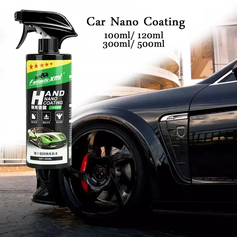 Nano Ceramic 100ml-500ml Car Coating Auto Detalhando Produtos Liquid Spray Polish Wax Film Paint Care Protector Kit Acessórios