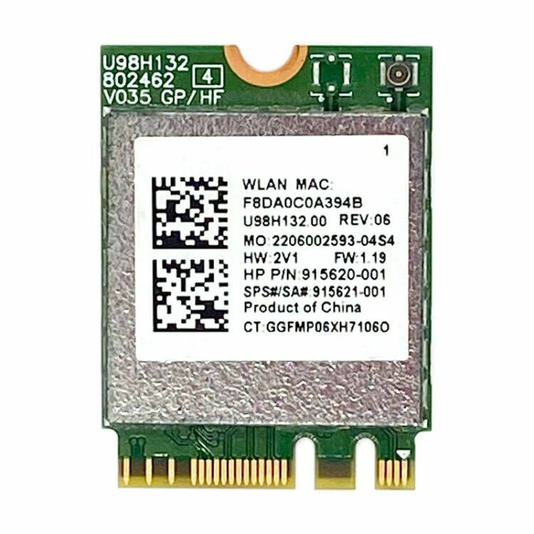 RTL8821CE 802.11AC 1X1 Wi-Fi + BT 4.2 adaptor Kombo kartu SPS M915621-001 kartu jaringan nirkabel untuk seri ProBook 450 G5 PB430G5