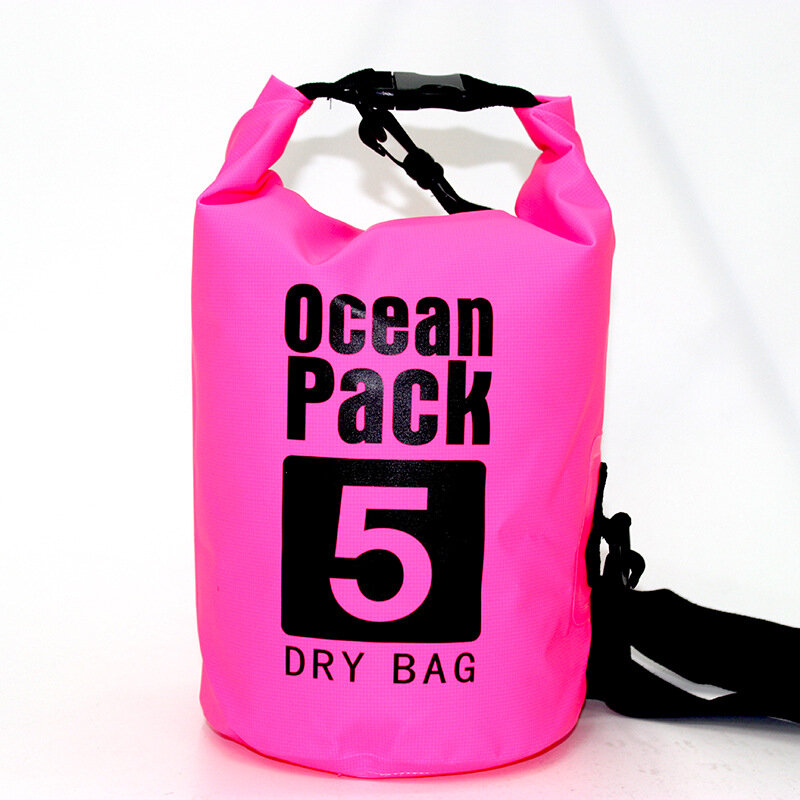PVC Waterproof Dry Bags Outdoor Diving Foldable Storage Men Women Beach Swimming Bag Rafting River Ocean Backpack 5L 10L 20L 30L