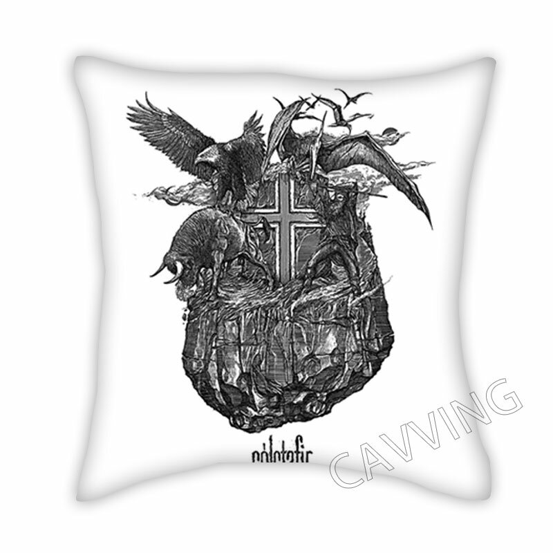Solstafir  Rock  3D Printed  Polyester Decorative Pillowcases Throw Pillow Cover Square Zipper Cases Fans Gifts Home Decor
