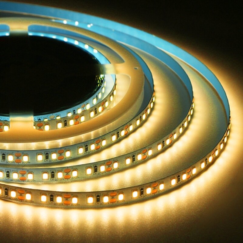 Tira de luces LED de agua corriente para el hogar, iluminación inteligente que cambia de color, 2835SMD, 2023/1/2/3/5/10m, novedad de 0,5