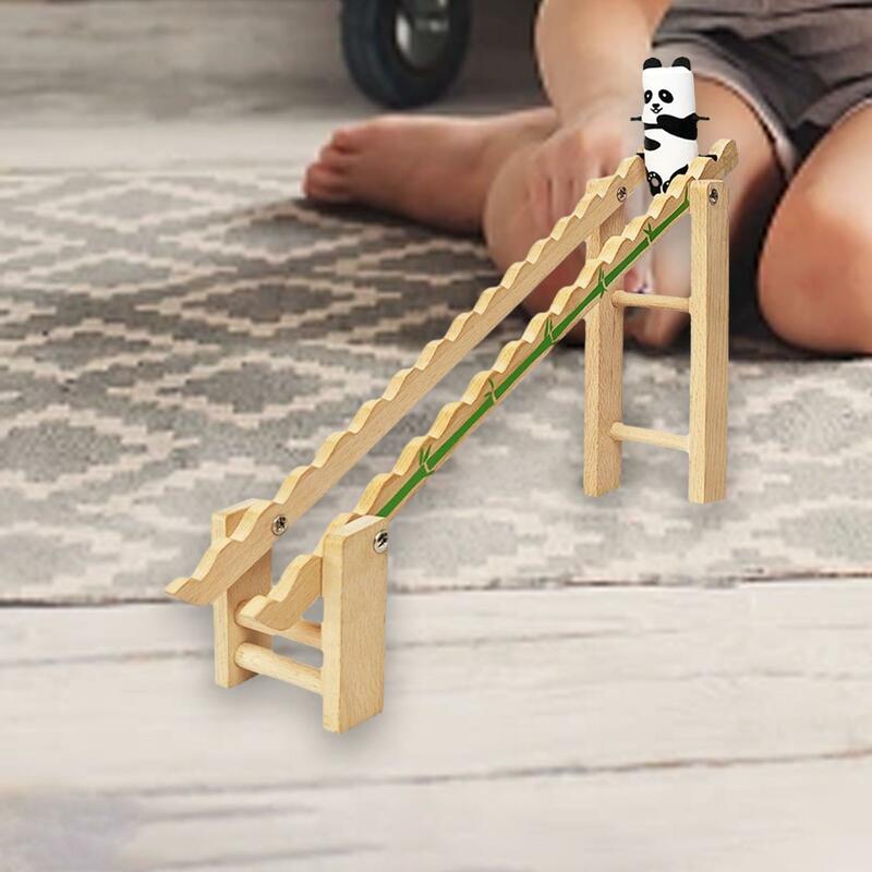 Verspielte Achterbahn Spielzeug Panda Lernspiel zeug kleine Panda Kletter spielzeug zum Geburtstag Halloween Kinder Vorschul kinder