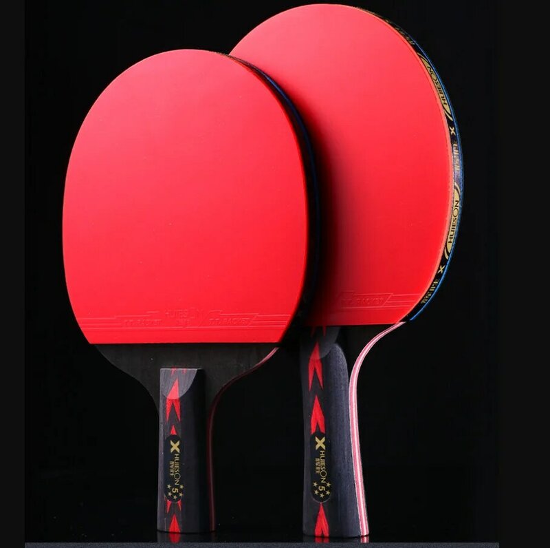 HUIESON 6 Star 2Pcs Set da Ping Pong in carbonio Super potente mazza da Ping Pong per allenamento di Club per adulti nuovo aggiornato