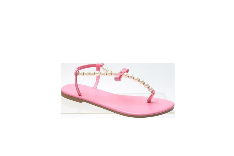Sandales de Luxe avec Perles pour Femme, Chaussures de Grande Taille, Nouvelle Collection Été 2024