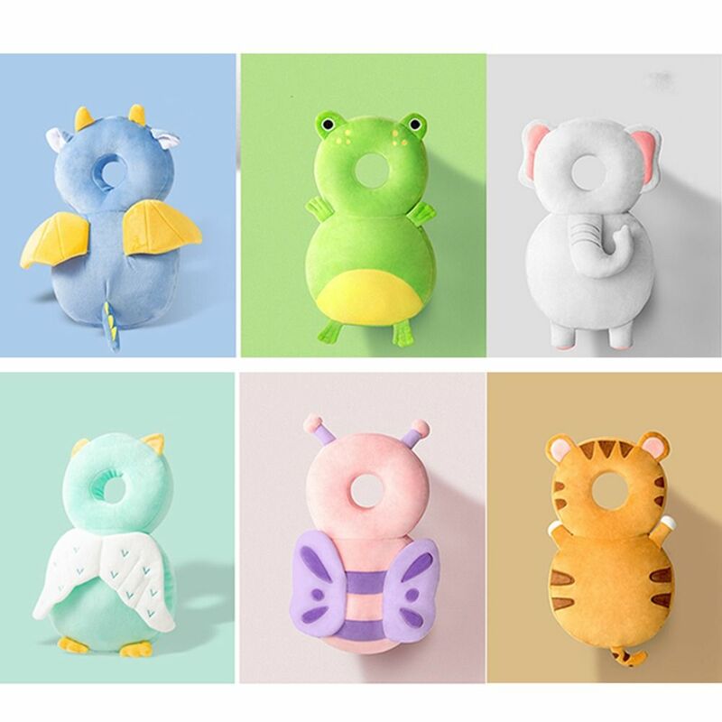 Soft Baby Walker Head Protector Cute Comfortable Backpack Wear Safety Pad Cotton Elastic Baby Head Protection Cushion Kids