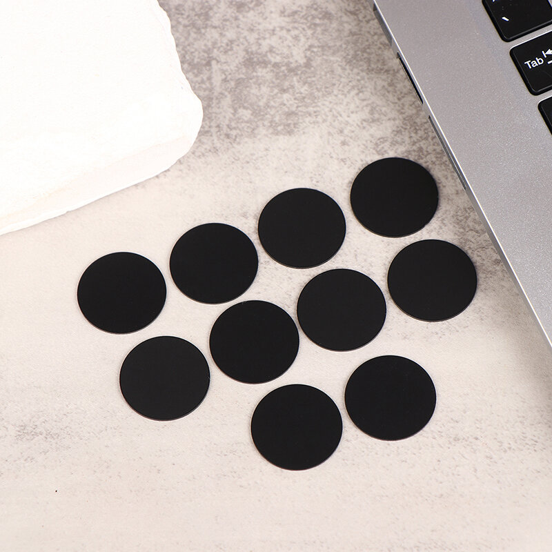 5Pcs 25mmRewritable Black White Ntag215 NFC Round Coin 504 Bytes Smart Ntag215 Card Labels