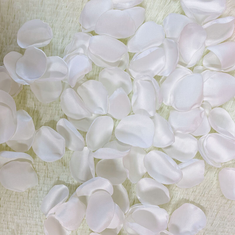 200pcs/bag Mixed Color Silk Satin Rose Petals for Wedding Marriage Table Decoration Vanlentine's Day Romantic Accessories