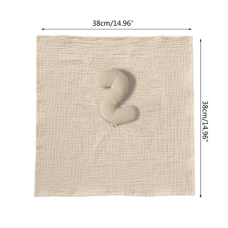 Baby Teether Towel Bibs Bandana Drooling Bib Scarf Double Muslin Cotton Burp Cloth Infant Age 0-3Year Shower Gift