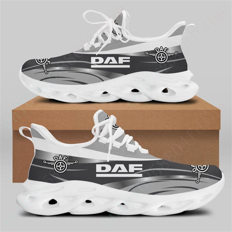 DAF sepatu kets lari untuk pria, sepatu Sneakers olahraga ringan ukuran besar nyaman uniseks tenis