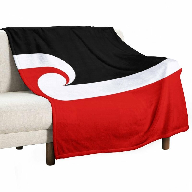 Tino Rangatiratanga Flag Throw Blanket Fashion Sofa Blankets Summer Bedding Blankets Blankets For Bed manga