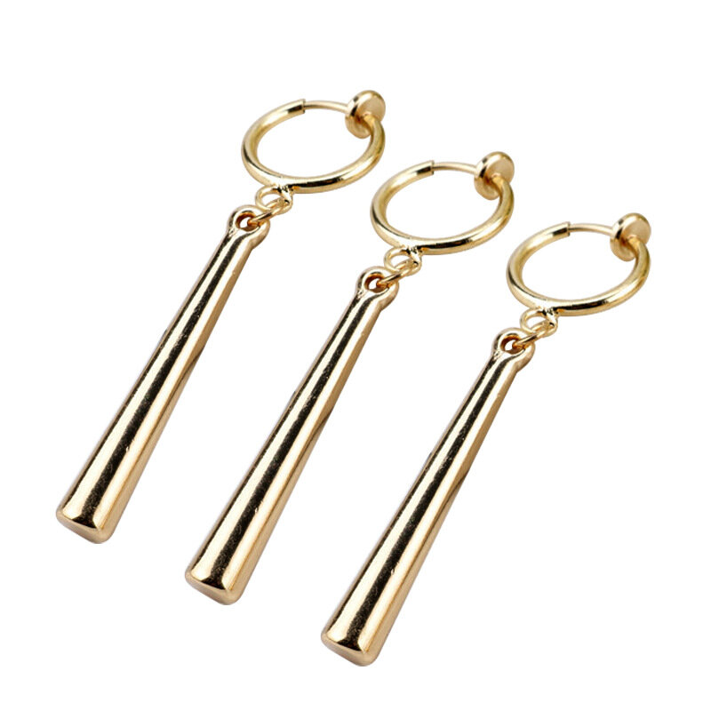Anime Roronoa Zoro Cosplay Earrings Sauron Ear Clips Golden Pendant Hook Earrings For Women Men Jewelry 3Pcs/Set