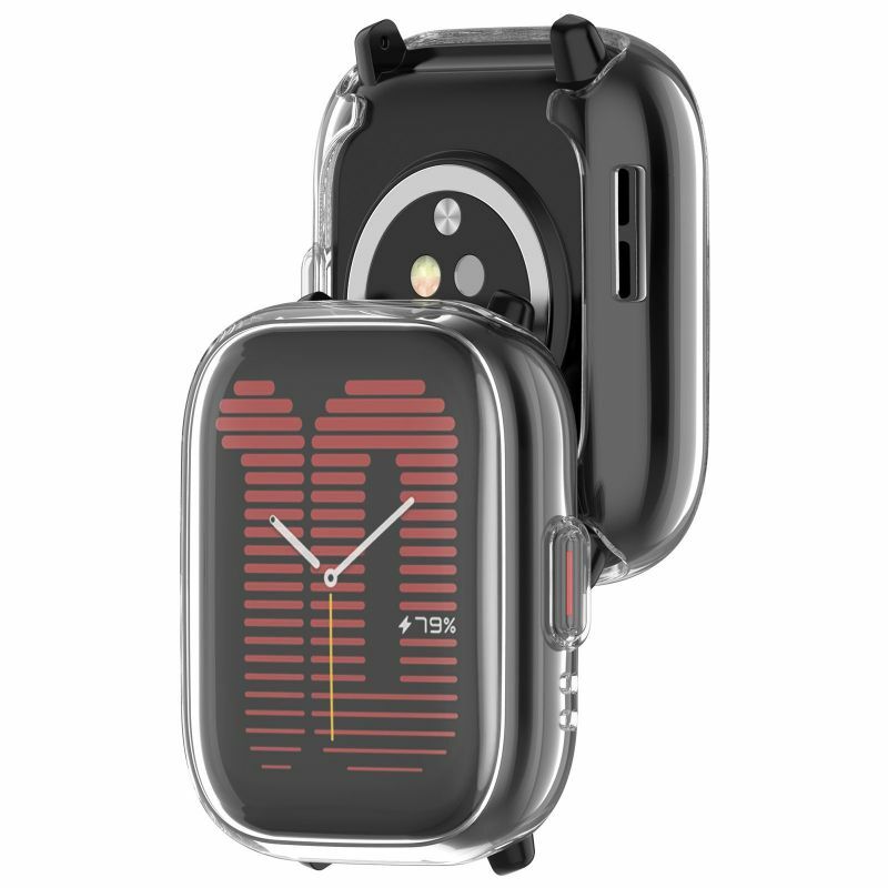 Casing pelindung lapisan TPU untuk Amazfit Active (A2211) tali jam tangan pintar cangkang pelindung Bumper lunak Aksesori Huami