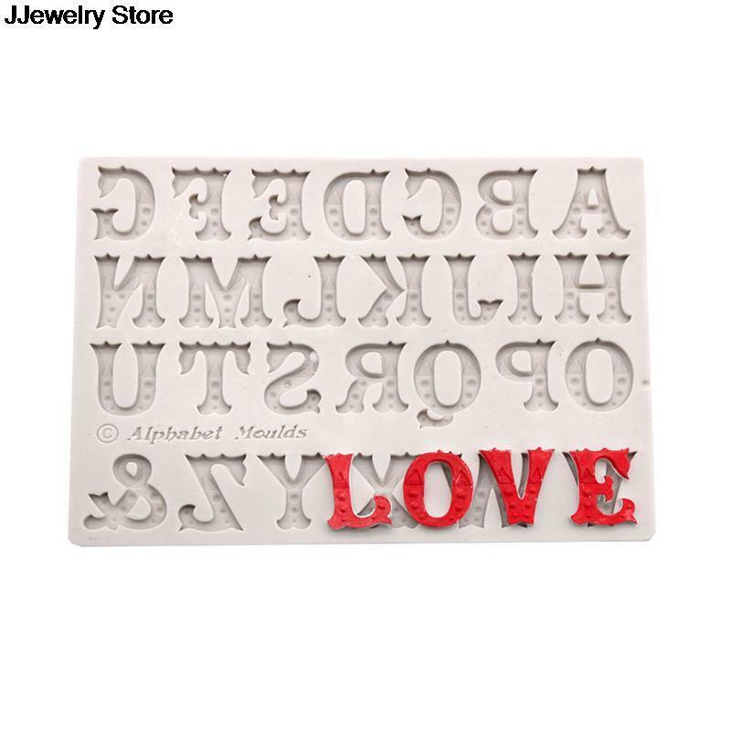 Nowy DIY 26 angielskie litery kształt silikonowa forma do biżuteria z żywicy naszyjnik wisiorek Lanugo foremka formy żywiczne na biżuterię