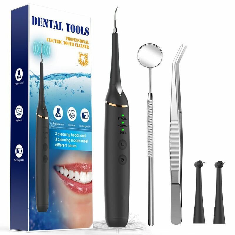 Электрический Очиститель зубов, ультразвуковой прибор для очистки зубов, ороситель для полости рта, стоматологический ороситель, средство для удаления пятен в татаре, светодиодные инструменты для отбеливания зубов