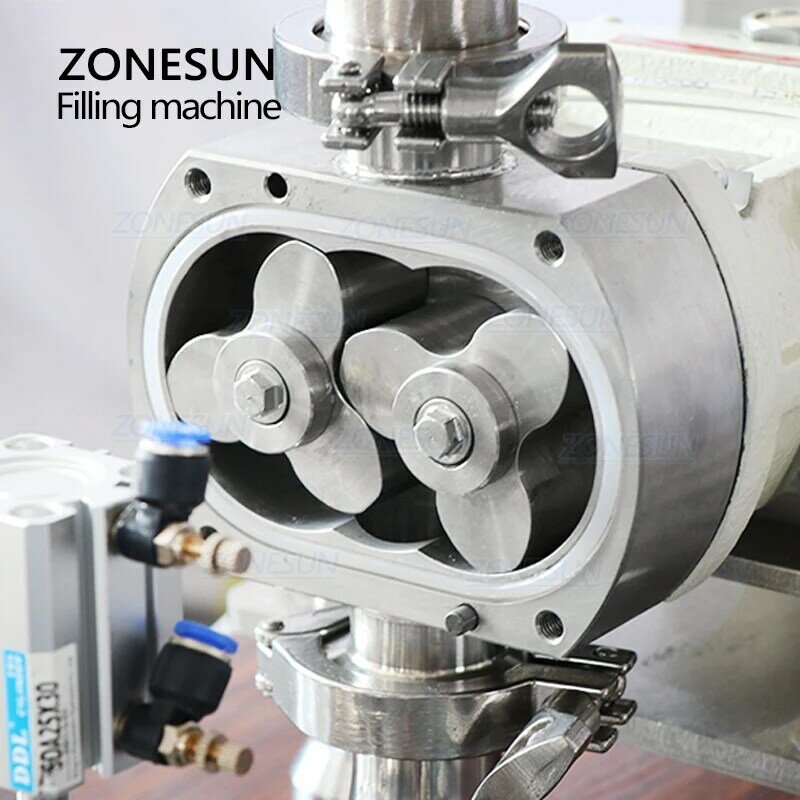 ZONESUN ZS-DTGT900CZ 자동 페이스트 소프트 튜브 충전 기계, 치약 핸드 크림 로션 화장품, 립 글로스 용기 필러