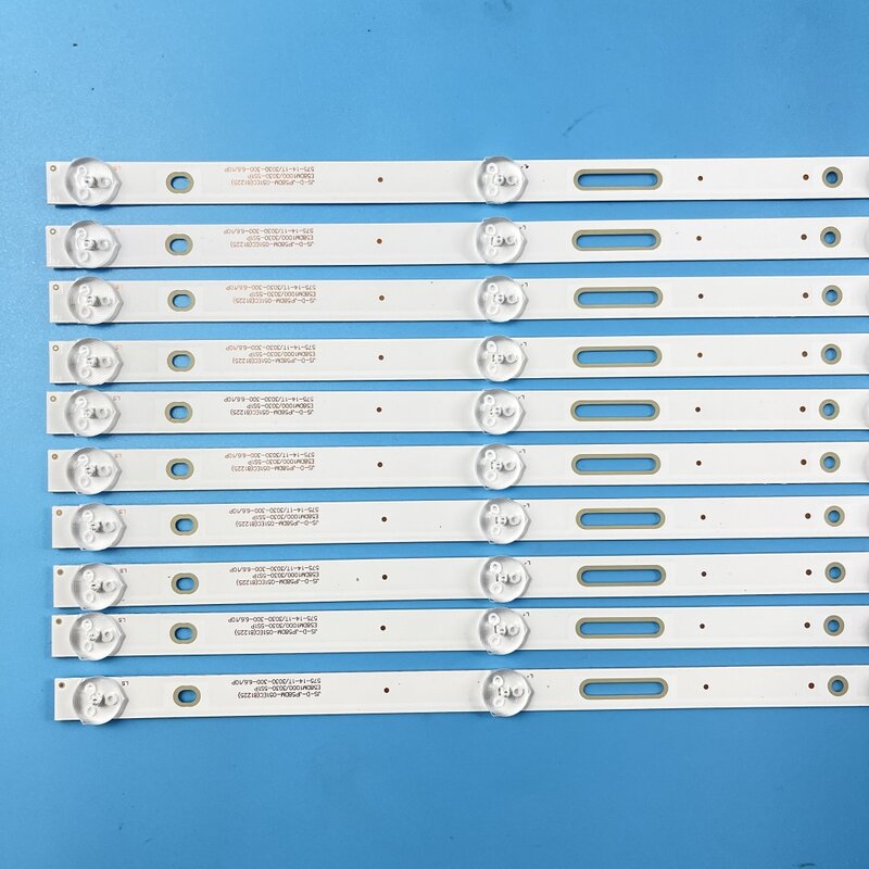 Bande de rétroéclairage LED pour JS-D-JP58DM-051EC 5LED (01105) E58DM100 R72-58D04-002 575succes30066.10 P ED58A00UHD-MM EDENWOOD