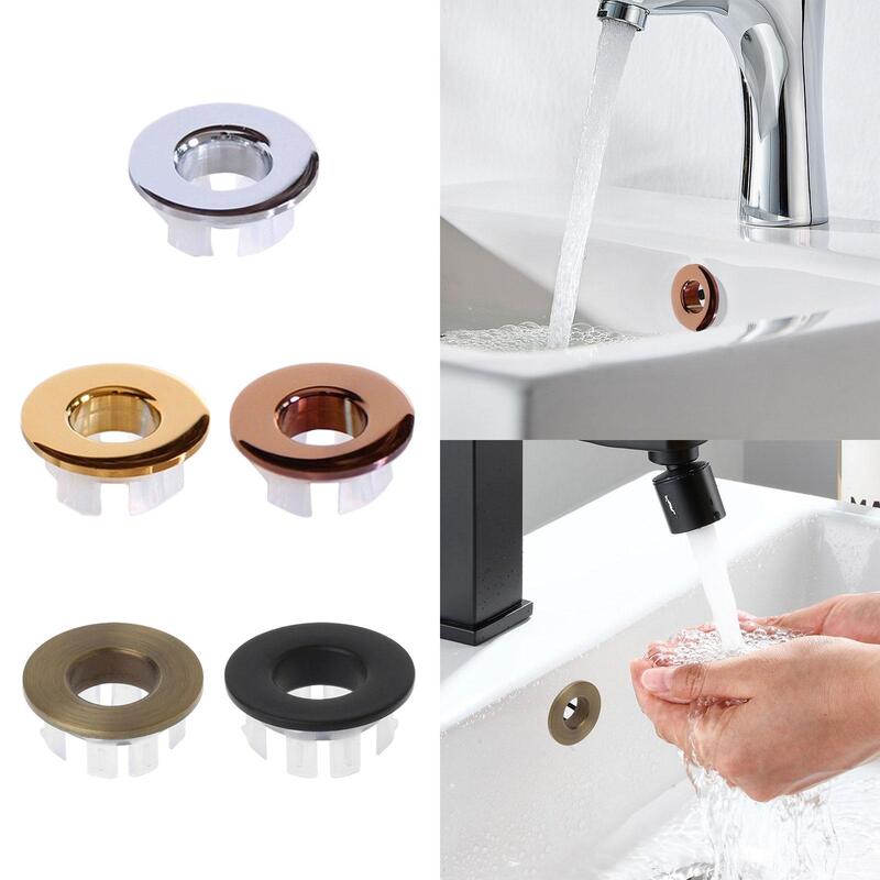 Sink Trim Overflow Cover, Overflow Rings, Hole Cover, Replacement Circle for
