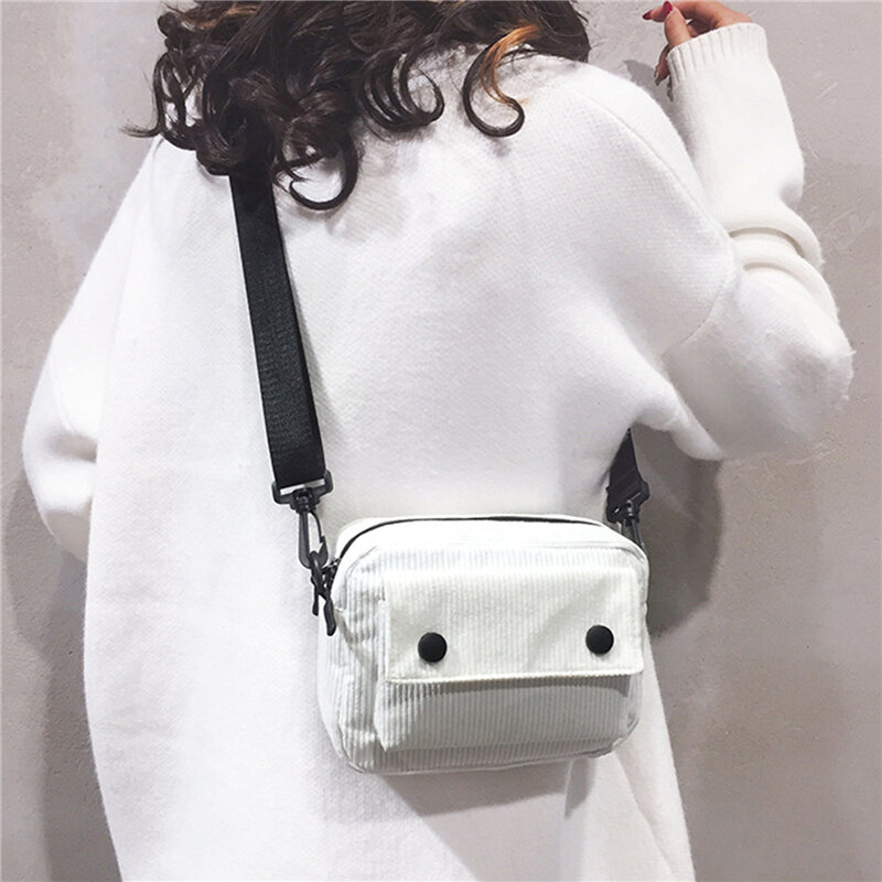 Женская сумка, удобная сумка-мессенджер на одно плечо, повседневная Вельветовая маленькая квадратная сумка, мини простая женская сумка через плечо, кошелек, сумка для телефона