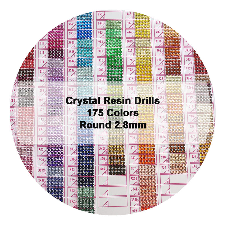 Brilhante Prego Beads para DIY Pintura Diamante, Brocas de Resina, Cristal Redondo, Resina Mosaico, Bordado, 2.5mm, Resina