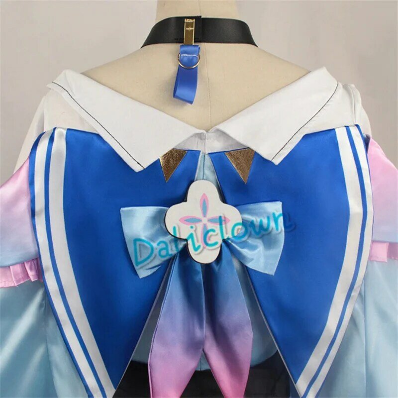 Game Honkai Star Rail 7th March Cosplay Costume Shoes Uniform Outfit Halloween Party Women Pink Wig March 7th Cosplay Costume