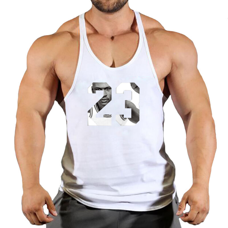 Stringer Gym Top męskie męskie podkoszulki Top na koszulki na siłownię siłownia koszula mężczyzna bez rękawów bluza t-shirty szelki odzież męska