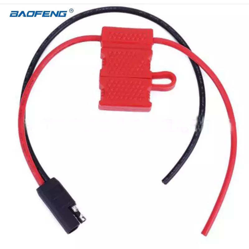 Baofeng-Cable de fuente de alimentación para walkie-talkie, accesorio para Motorola SM120, SM50, GM140, GM950, GM300, GM338, GM3188, GM3688, 30cm