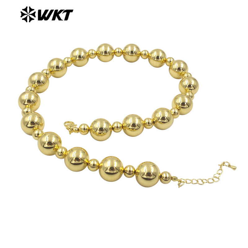 WT-JFN15  WKT 2024 Vintage Style Women Long Brass Chain Adjustable For Hot Design Necklace  Accessories Supplies Pretty