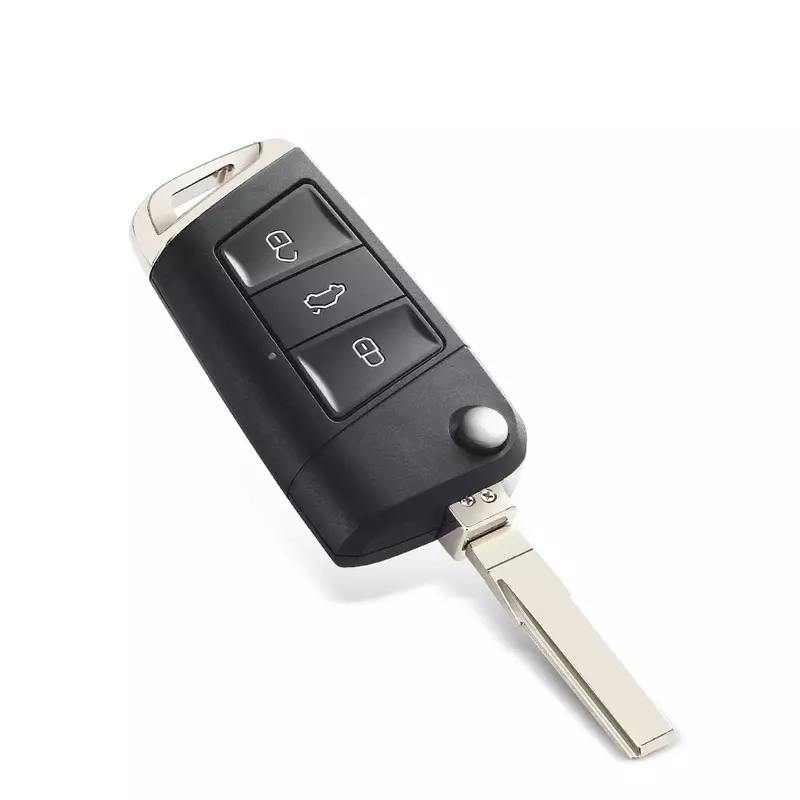 KEYYOU Новинка для VW Golf 4 5 Passat b5 b6 polo Touran для Seat Skoda модифицированный 3 кнопочный модифицированный складной Автомобильный ключ
