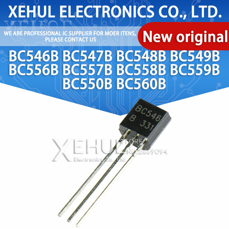 100 Buah BC546B BC547B BC548B BC549B BC556B BC557B BC558B BC559B BC550B BC560B Transistor TO-92