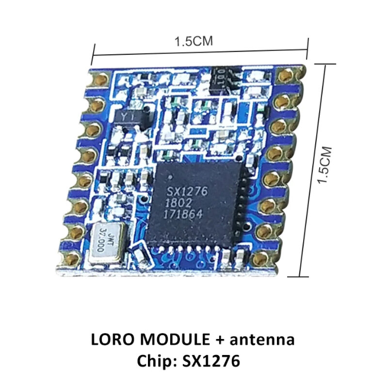 โมดูล LoRa Lorawan Transceiver 2Pcs RF SX1276 868MHZ วิทยุ Comunicador 915MHZ Alcance การสื่อสารตัวรับสัญญาณ IOT เครื่องส่งสัญญาณ