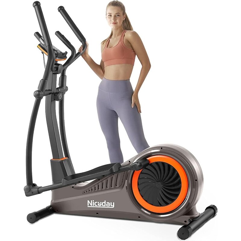 l Machine, Elliptical Exercise Machine for Home with Hyper-Quiet Magnetic Driving System, Elliptical Trainer with 15.5IN-18