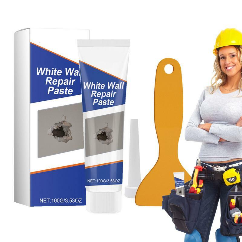 Agente de reparação de parede para remover parede, Grande buraco Patch Kit com raspador, Reparo do drywall